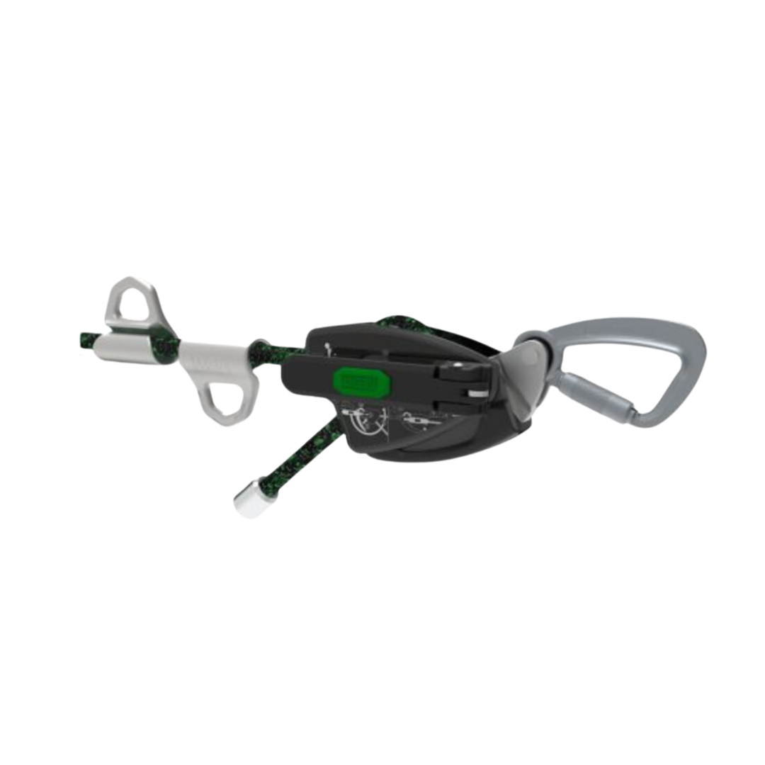 MSA Rope Temporary Horizontal Lifeline for 2 Workers, 60 ft. (18 m) with bypass shuttles (Anchorage straps not included)