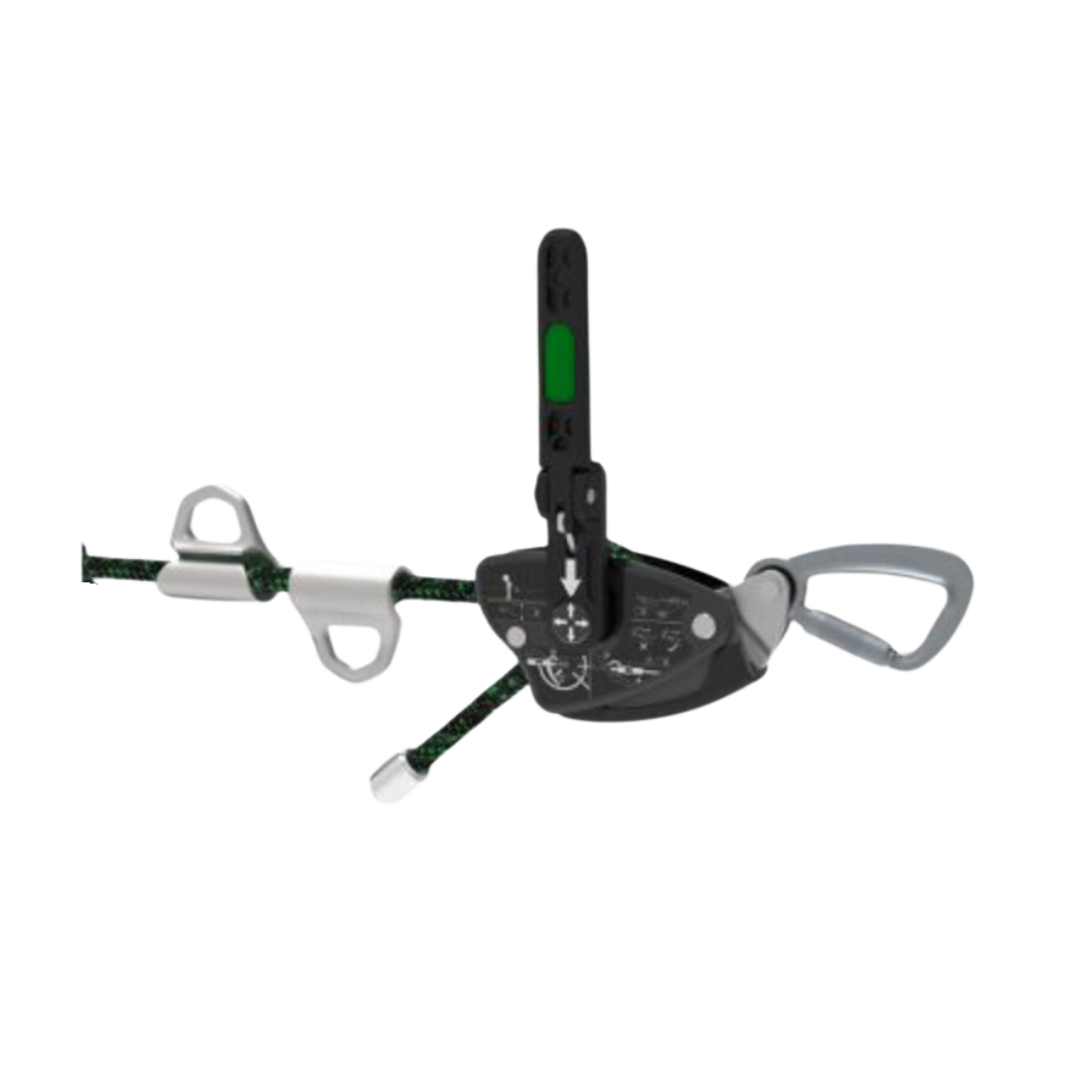 MSA Rope Temporary Horizontal Lifeline for 2 Workers, 60 ft. (18 m) with bypass shuttles (Anchorage straps not included)