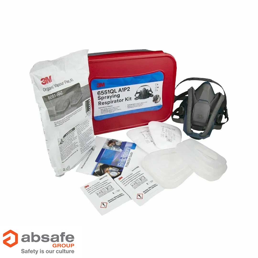 Chemical Spray Mask- Spraying Respiratory Kit 6551QL - 3M