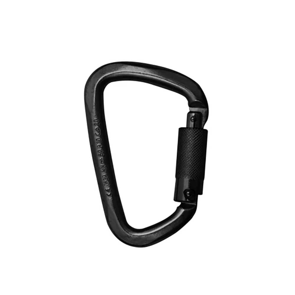 Tri-lock Black Karabeaner HMS Steel - Skylotec
