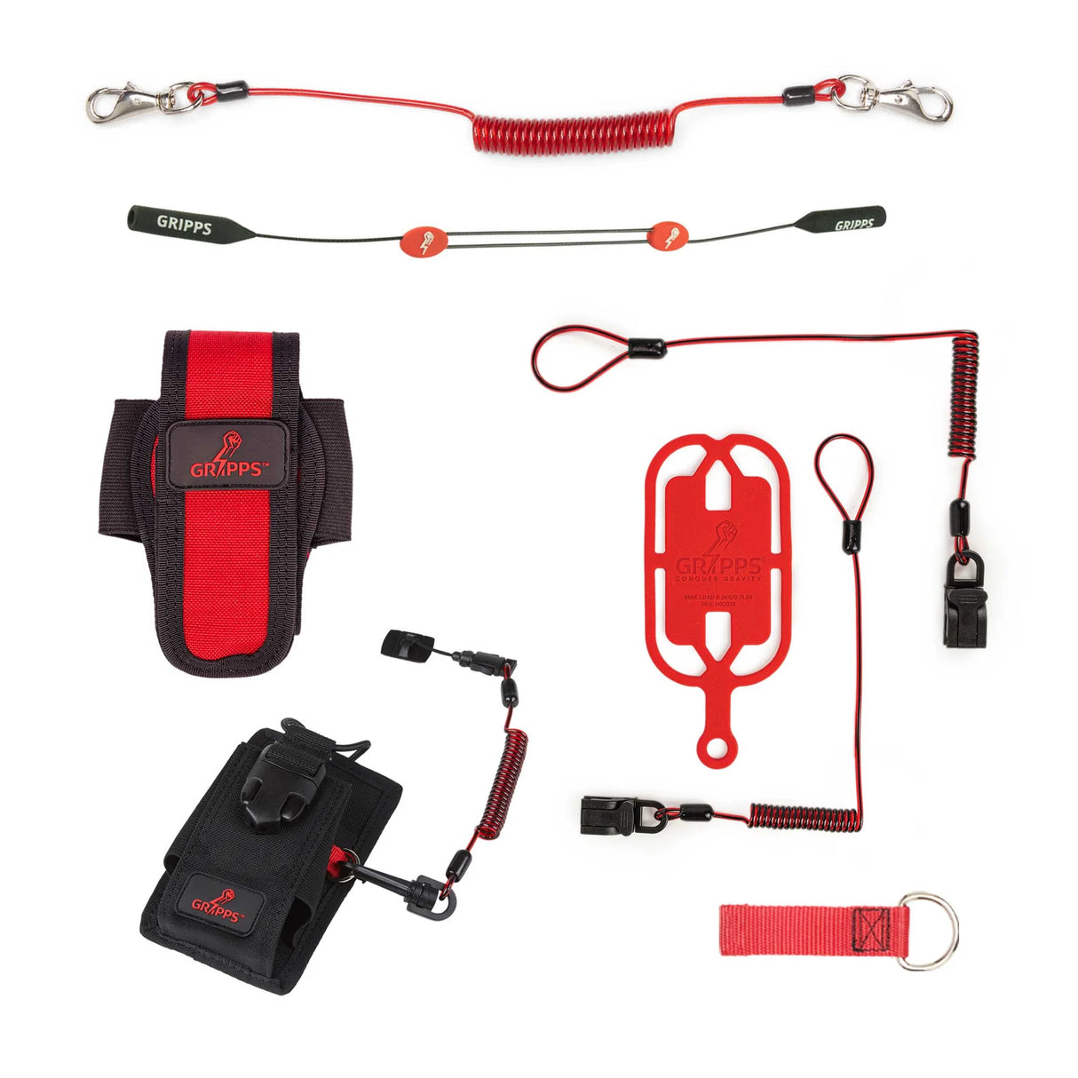 Gripps PPE Drop Prevention Pack With Radio Holster