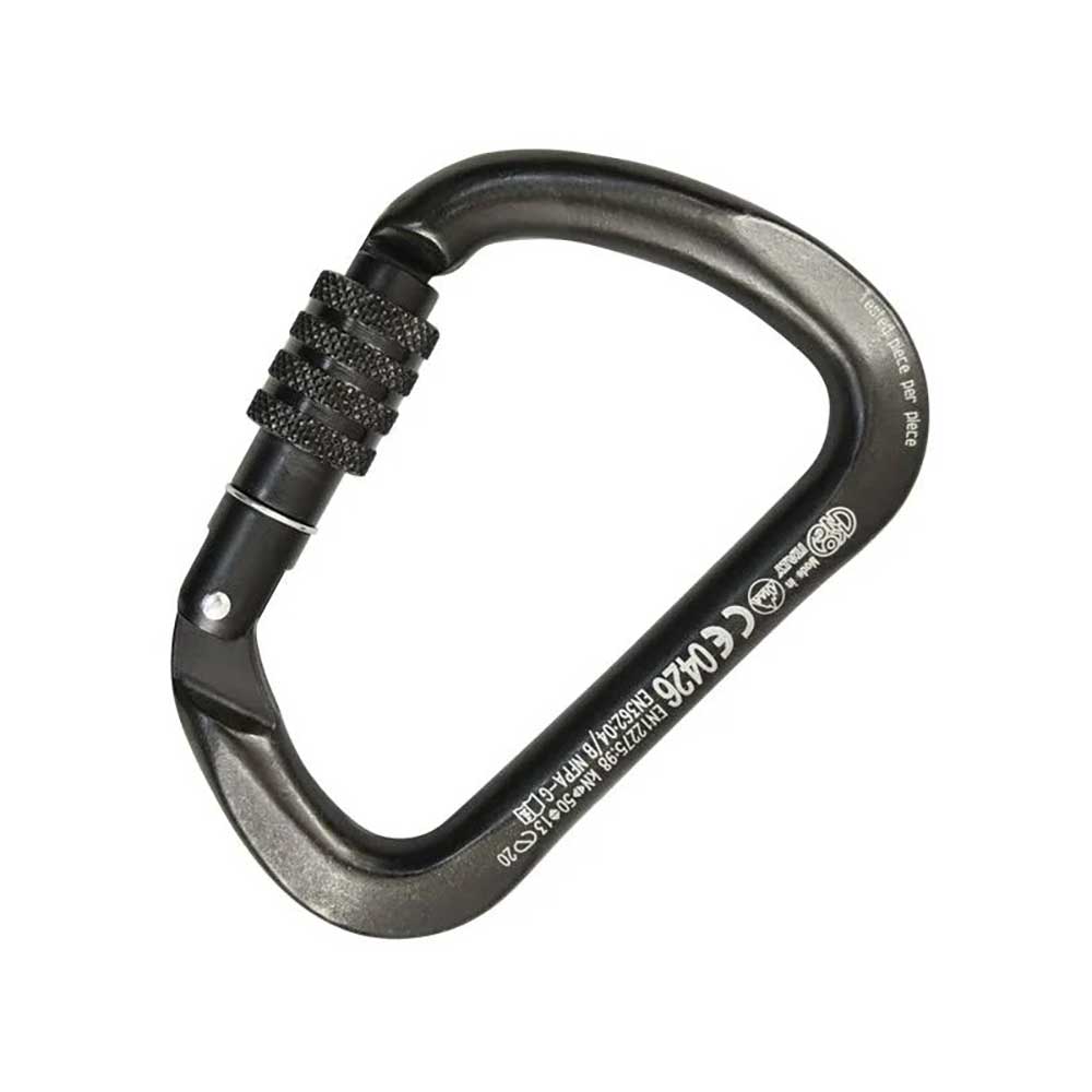 Kong 411 XL D Screwgate Carbon Steel Karabiner