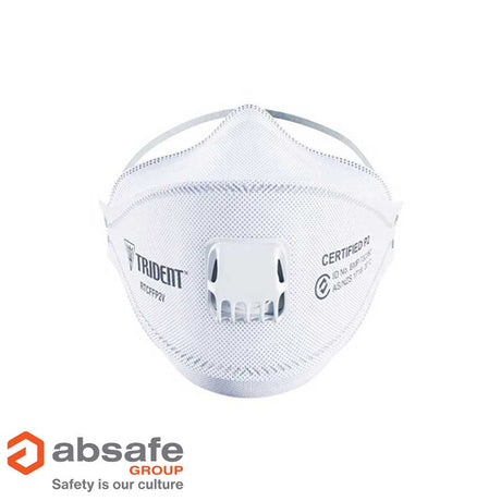 TRIDENT Respirator Flat Fold P2 Valved