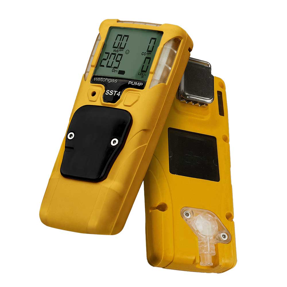 WatchGas SST4 Mini Pumped 4 Gas Detector - LEL CAT/O2/CO/H2S (unfiltered LEL sensor)