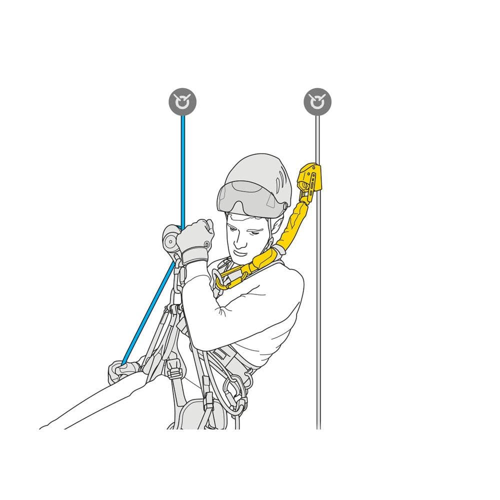 Petzl ASAP LOCK with AXESS Absorber Kit