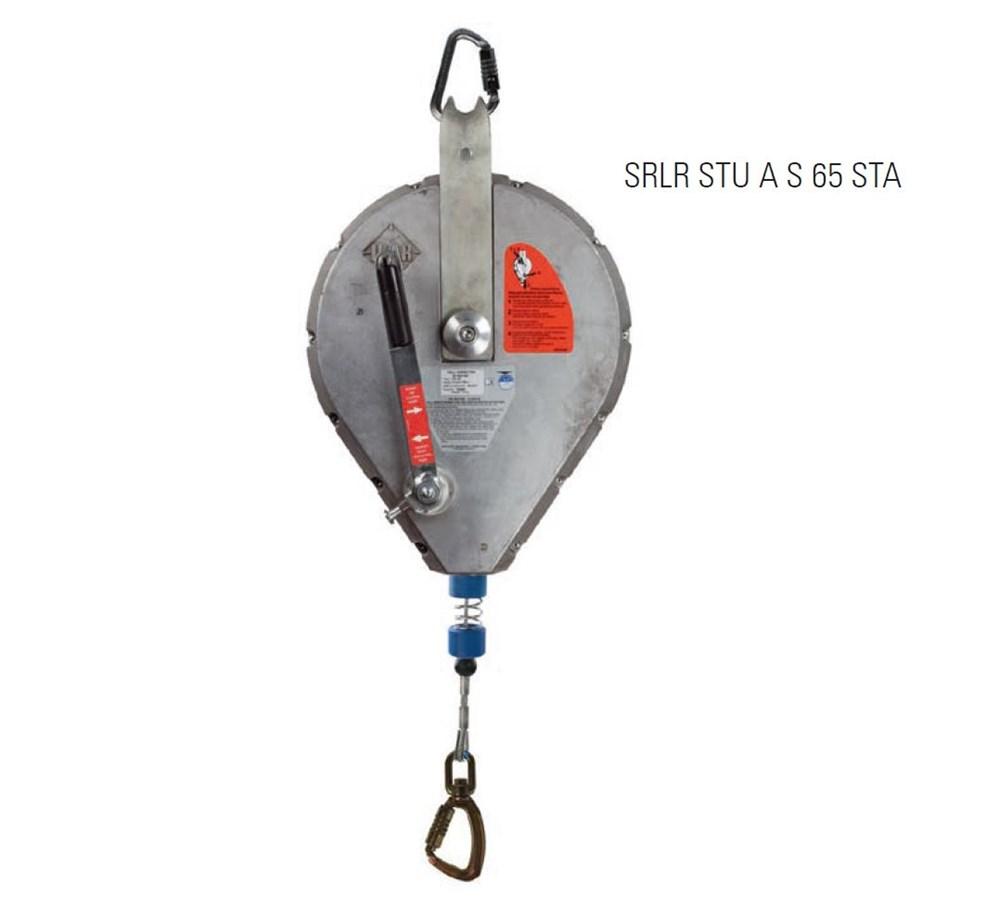 Spanset inertia reel - 3 way with recovery