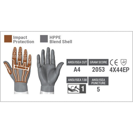 2090X Thin Lizzie Impact Gloves