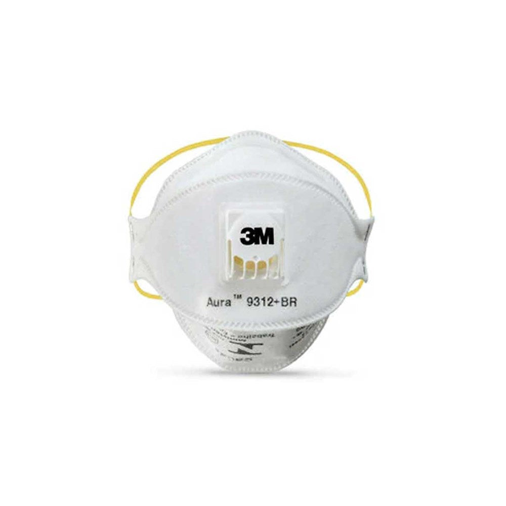 3M 9300A+ AURA SERIES FLAT FOLD PARTICULATE RESPIRATORS P2 / P1