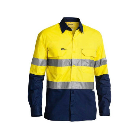 Bisley 3M Taped Two Tone Hi Vis X Airflow Ripstop Shirt