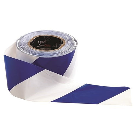 Blue/White Hazard Tape