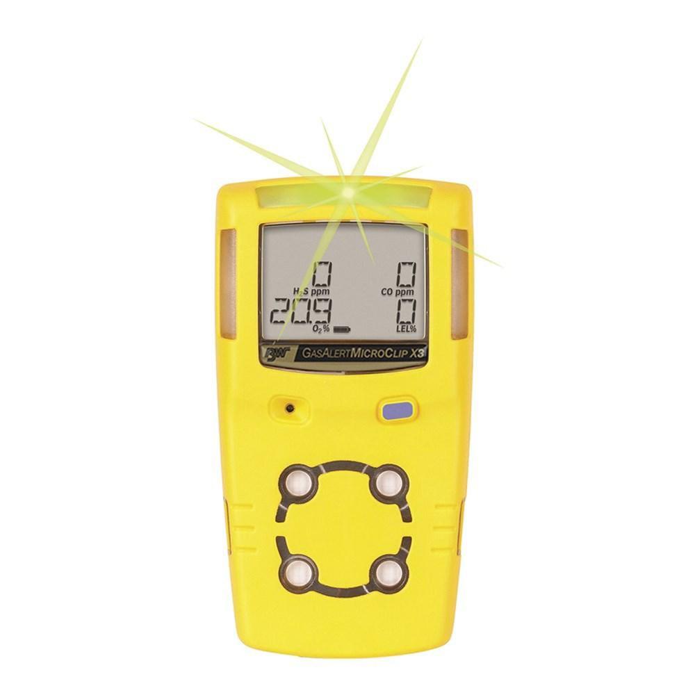 Honeywell BW GasAlert MicroClip X3 Multi Gas Detector