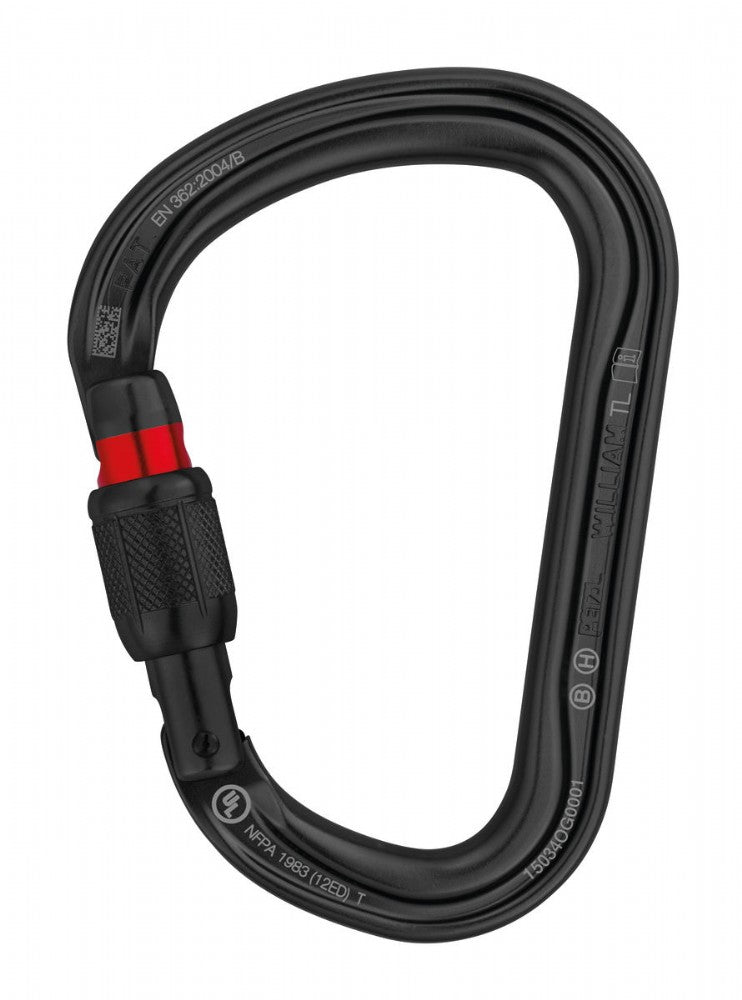 Petzl William Aluminum D Karabiner