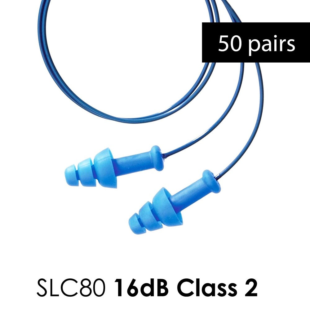 Howard Leight SmartFit Detectable 16dB Reusable earplugs 50pair