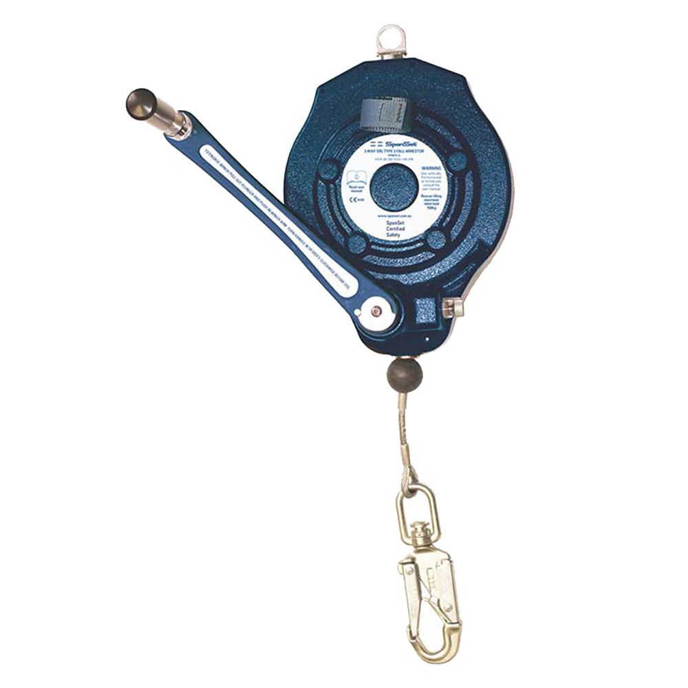 Spanset inertia reel - 3 way with recovery