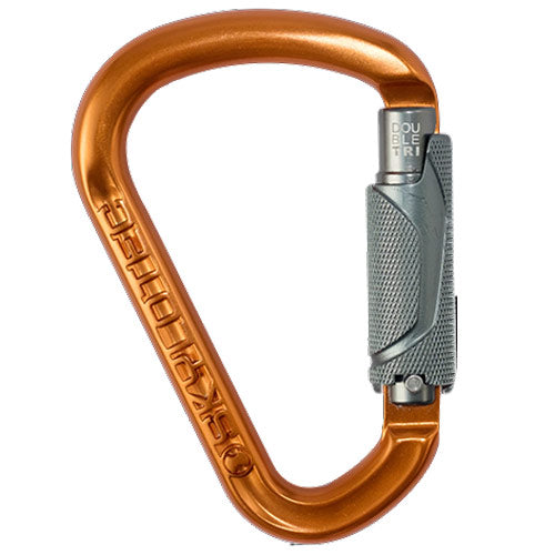 Left-handed karabiners with 180° technology!