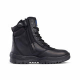 Mongrel Boots Black Non-Safety High Leg ZipSider Boot 951020 | Size(Aust-Mens): 9