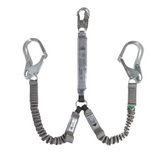 Spanset 3058 ERGO+ 140KG TWIN WEBBING LANYARD C/W ALU HOOKS