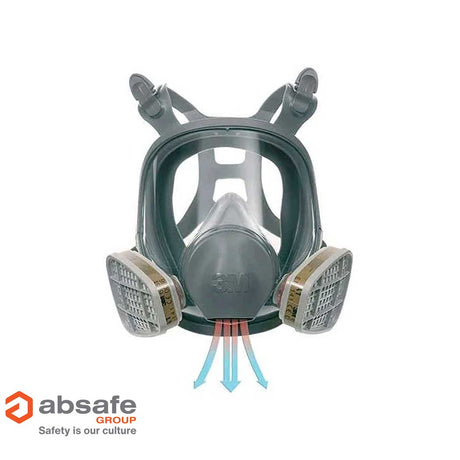 3M 6000 Series Full Face Reusable Respirator