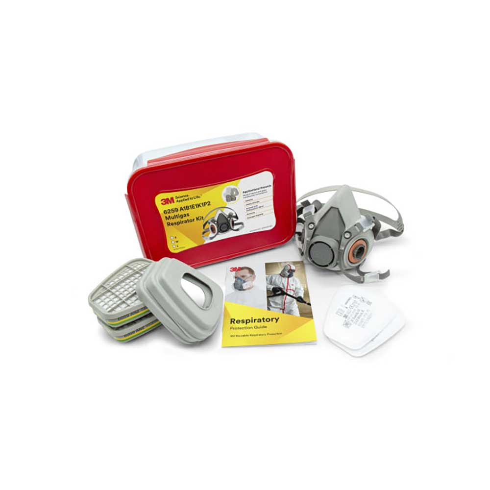 3M MultiGas Respirator Kit 6259 A1B1E1K1P2