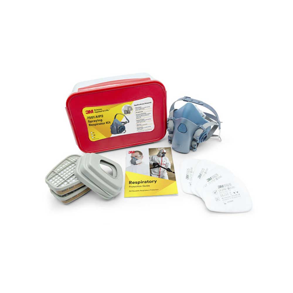 3M Spraying Respirator Kit 7551, A1P2