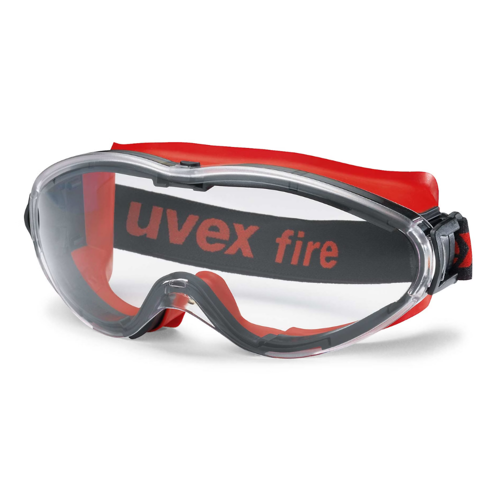 uvex ultrasonic safety glasses - Fire Goggles | Lens: Clear Hardcoat outer, Antifog Inner  - Type 1 Fire Goggle
