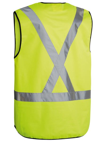 Bisley Hi Vis Vest X Back Tape