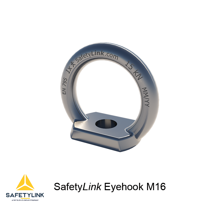 Safetylink EYEHOOK M16 - Eyehook: M16 no thread