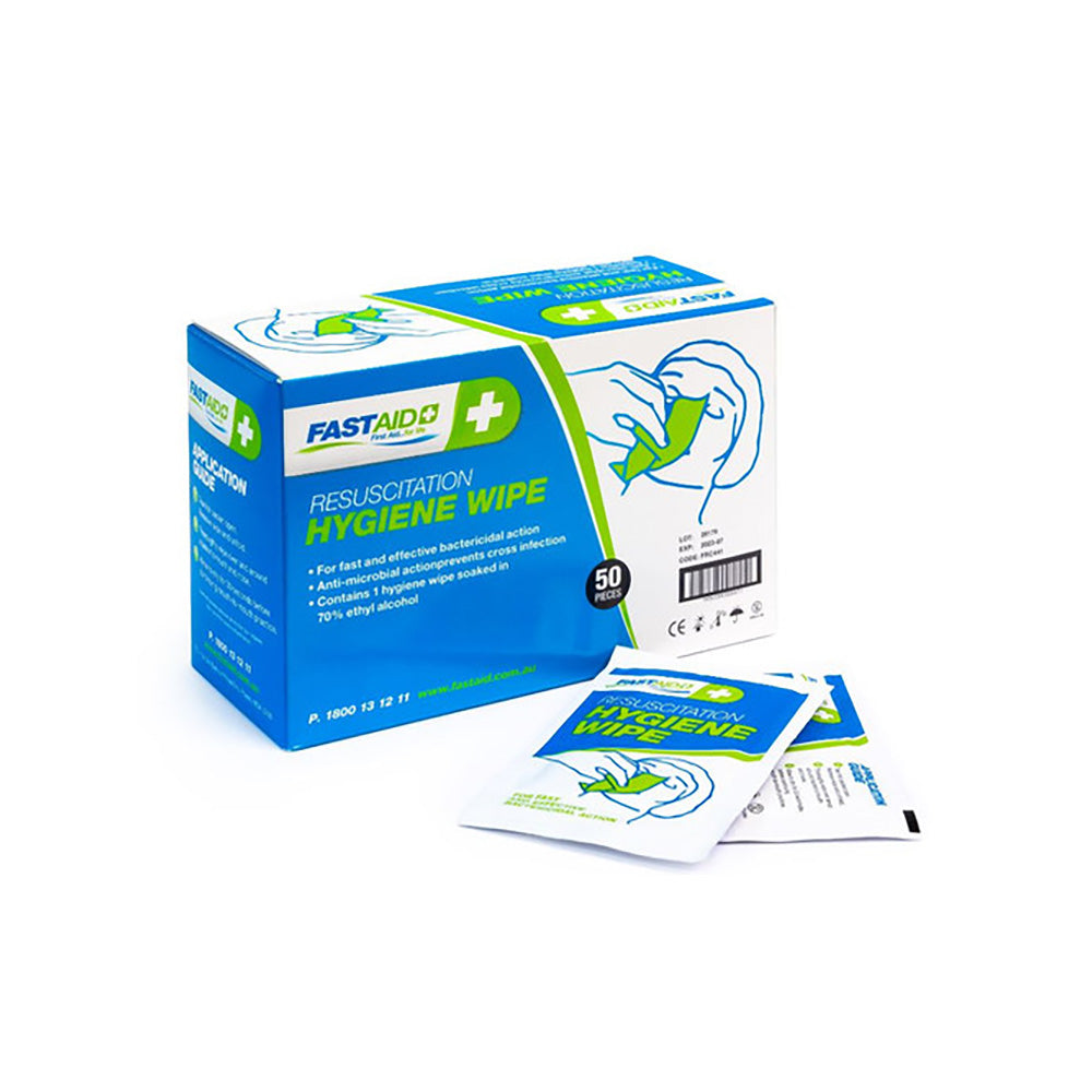 FastAid Resuscitation Hygiene Wipe