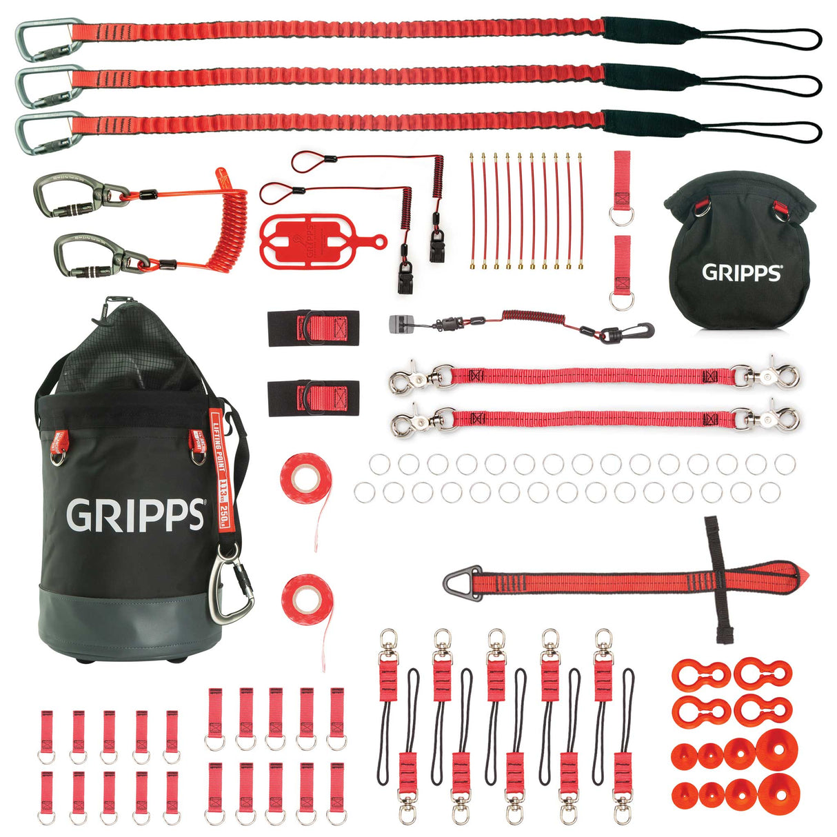 Technique GRIPPS 40 Tool Tether Kit With Bull Bag And Bolt-Safe Pouch