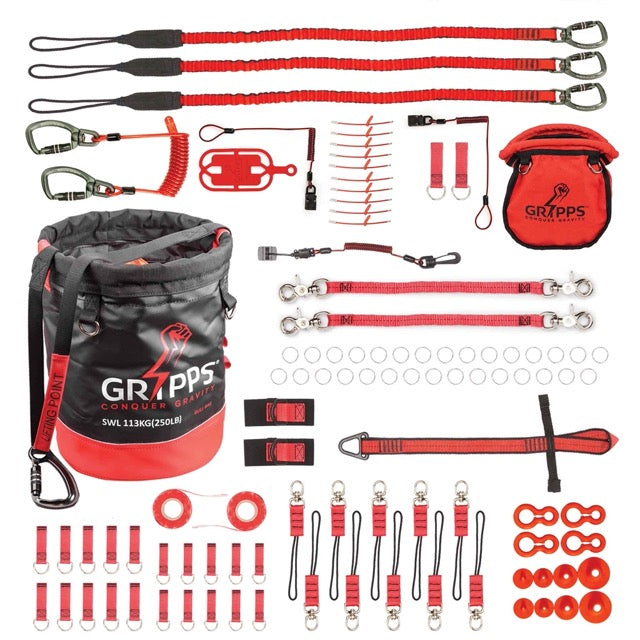 Technique GRIPPS 40 Tool Tether Kit With Bull Bag And Bolt-Safe Pouch