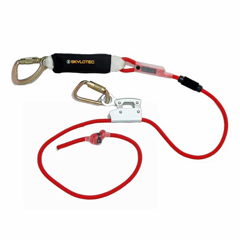 Skylotec Adjustable Rope Lanyard - Single 2M