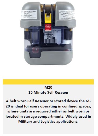 Ocenco Self Contained Self Rescuer/Rebreather