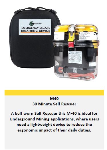 Ocenco Self Contained Self Rescuer/Rebreather