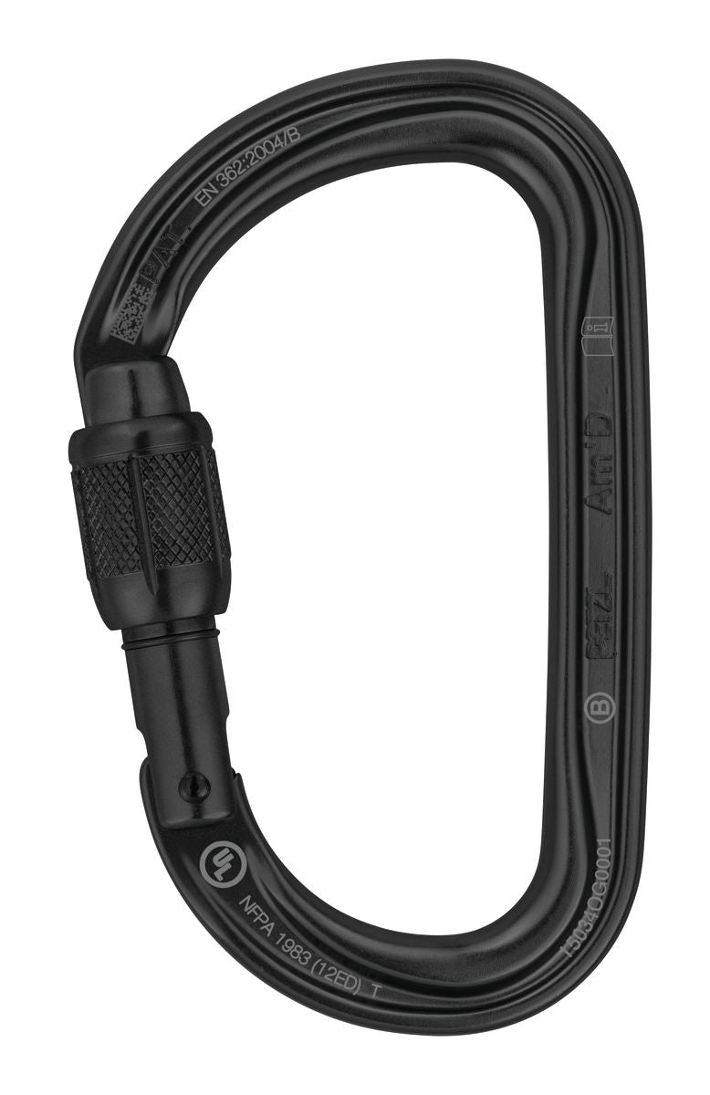 Petzl AM'D Karabiner - Triact-Lock BLACK