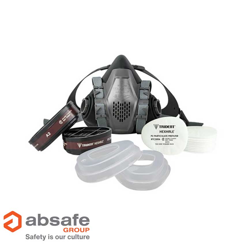TRIDENT HEXHALE  A2P2 Organic Vapour Kit