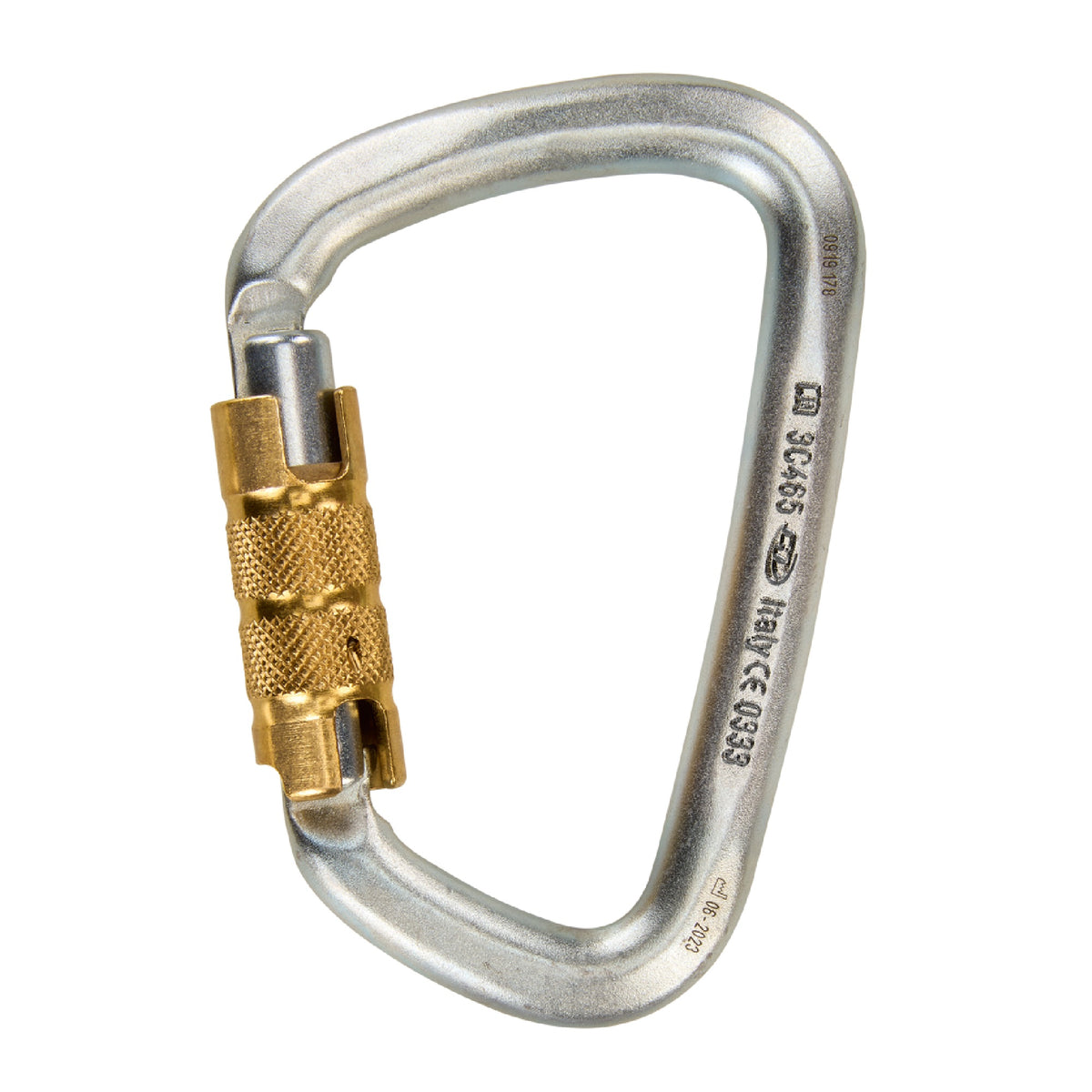 Skylotec 3C4650A Large Steel Triple Lock Karabiner 50kN Gate clearance 25mm