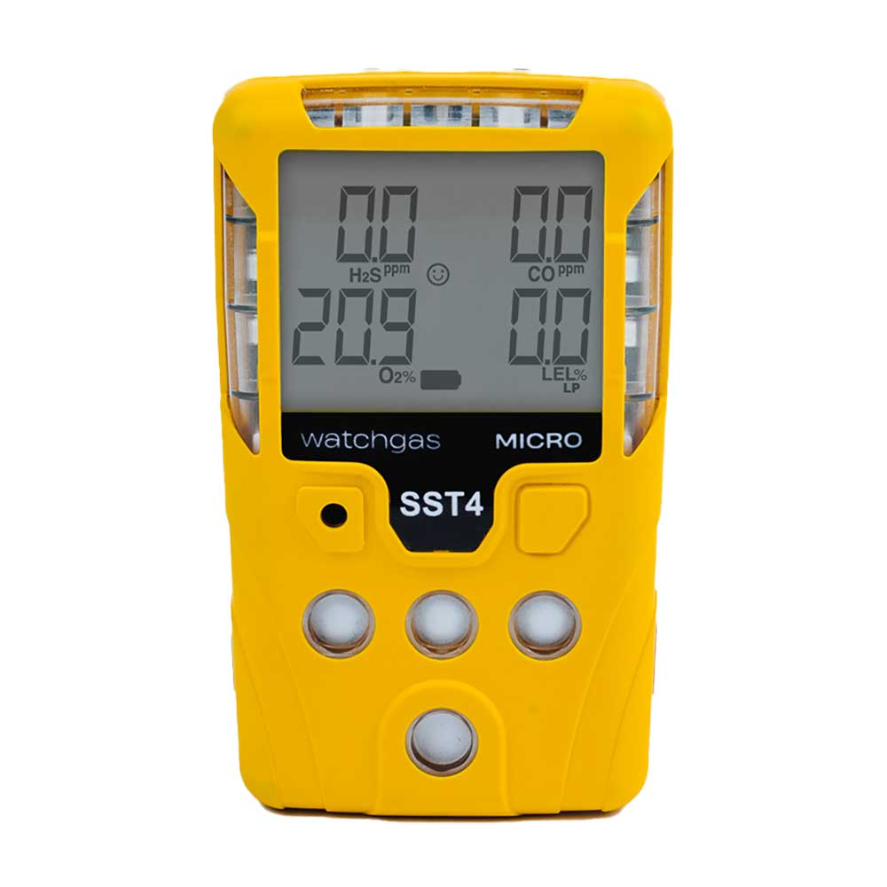 WatchGas SST4 Micro 4 Gas Detector - LPC/O2/CO/H2S (filtered LEL Sensor)