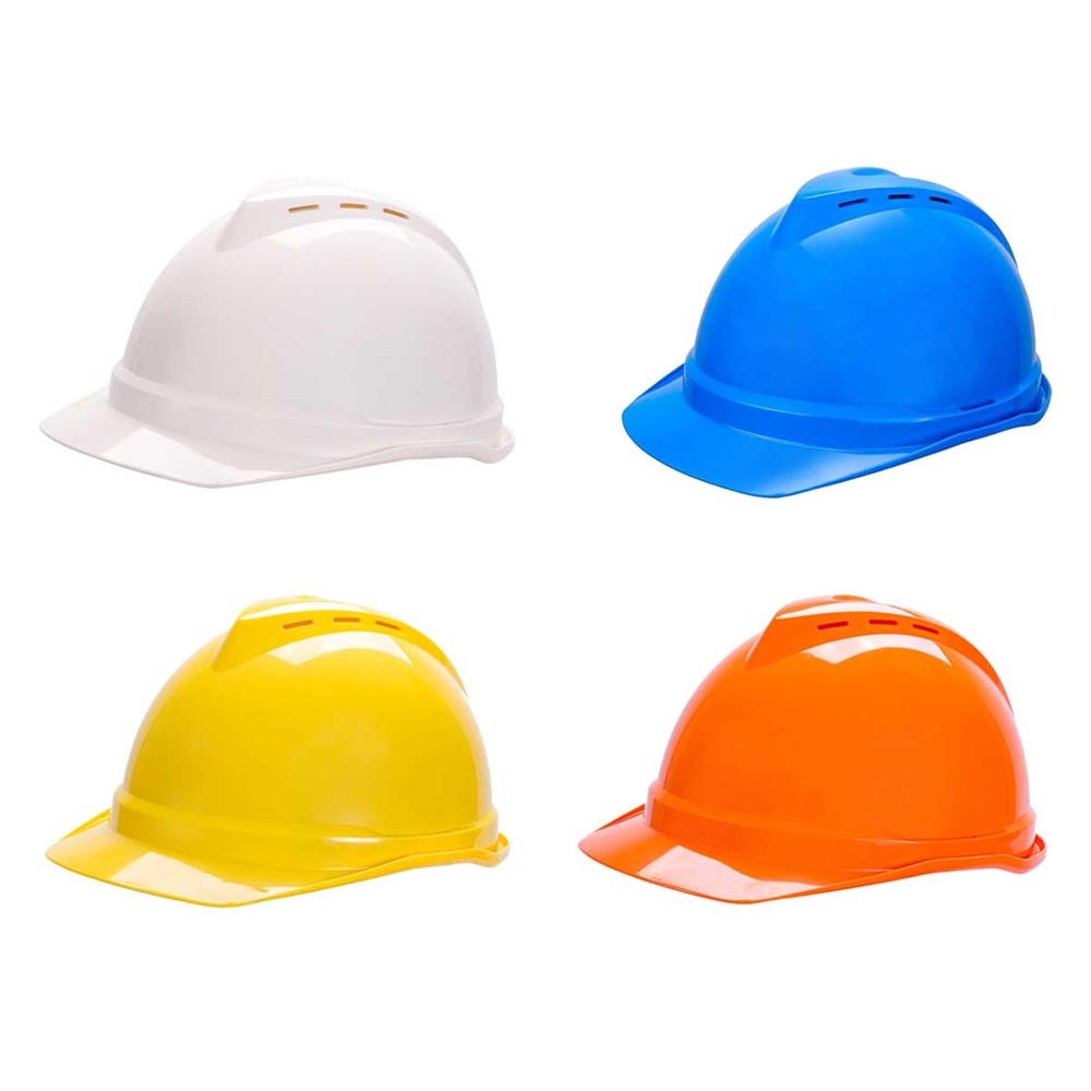 Msa vented hot sale hard hat