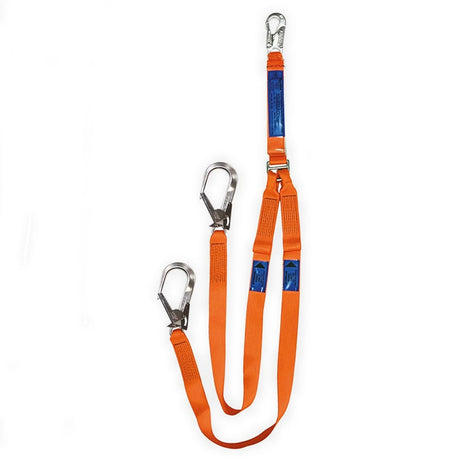 Spanset Twin Lanyard with H3 Scaffold Hooks 
