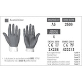 HexArmor 4062 Chrome SLT Leather Extended Cuff Glove