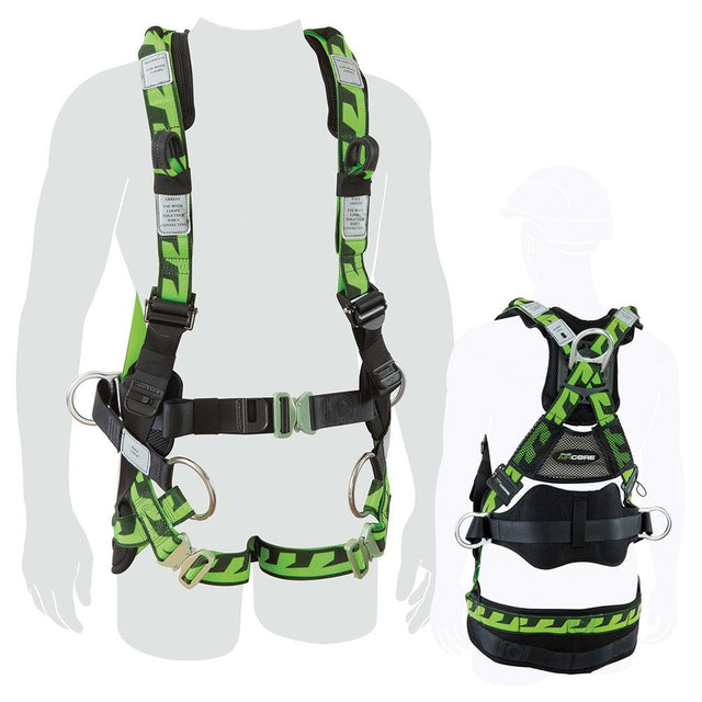 Miller AirCore Tower-workers Harness with soft loops