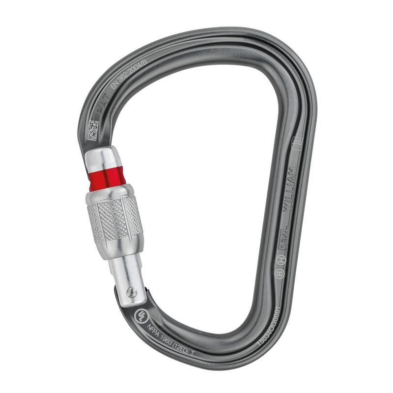 Petzl William Aluminum D Karabiner