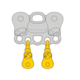 Petzl SPIN S1 Open Pulley with Swivel