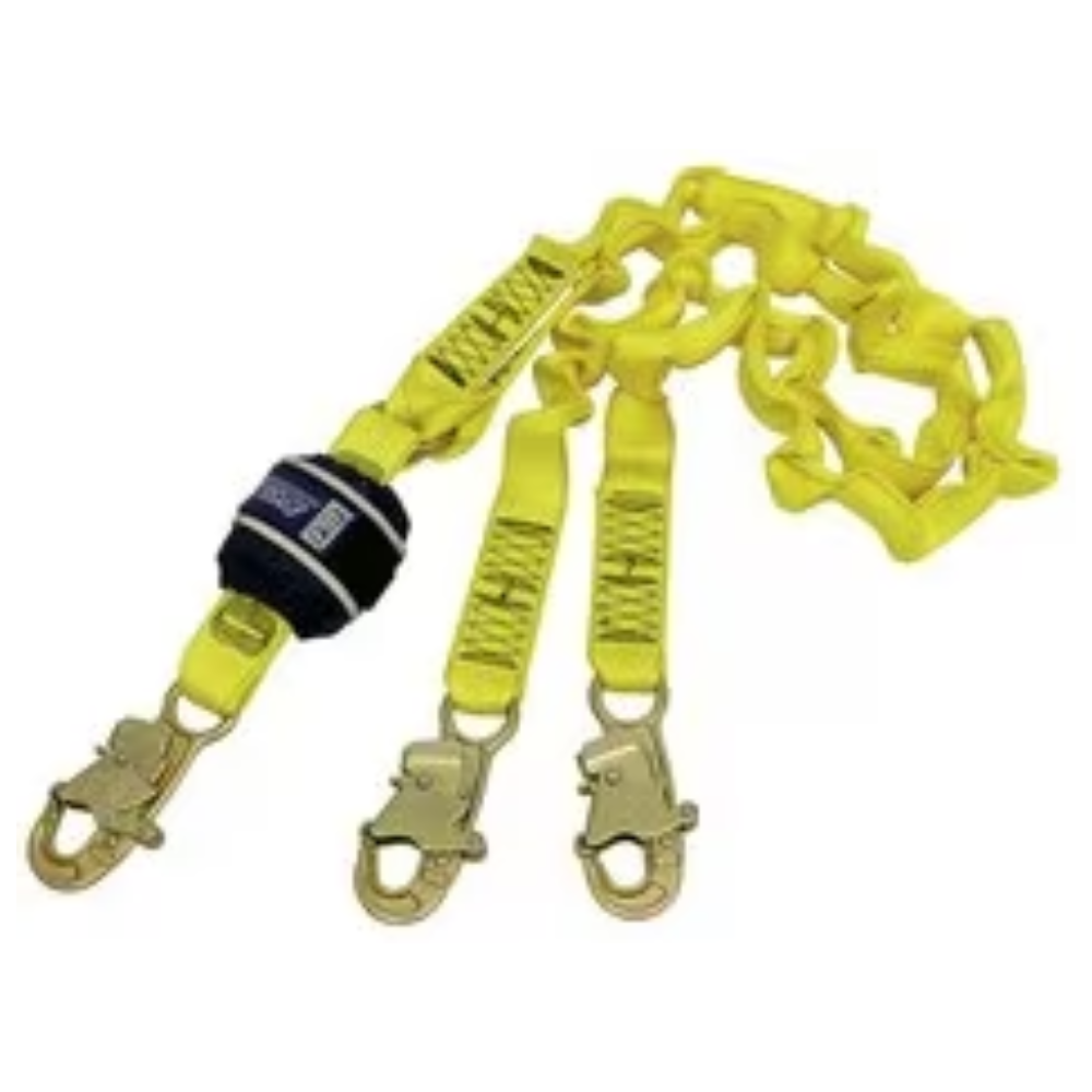 Honeywell Miller Full Body Safety Harness & Twin Tails Energy Absorbing  Lanyard Rope